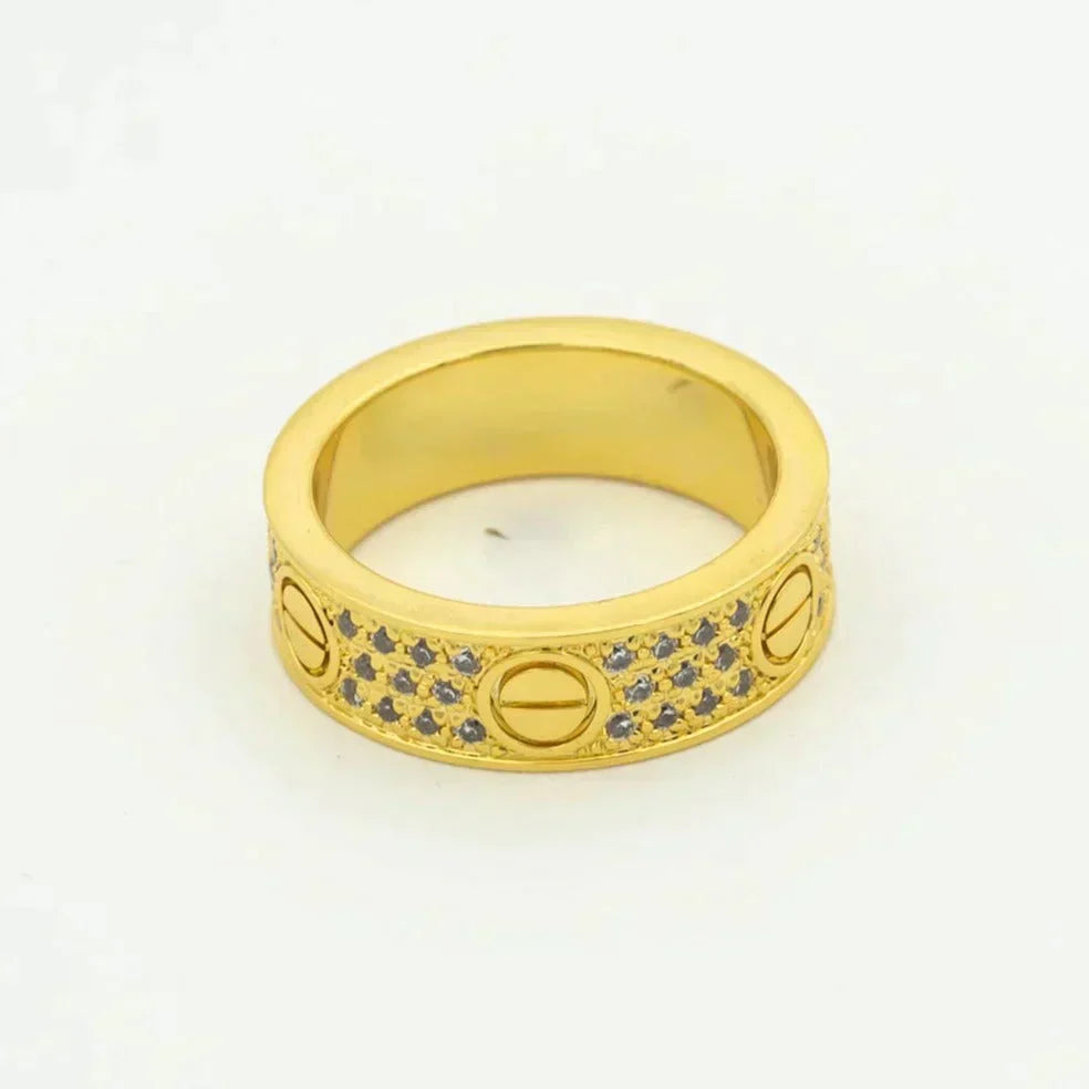 Loco LOVE RING 5.5MM DIAMONDS PAVED