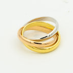 Loco TRINITY RING GOLD PINK GOLD SILVER