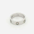 Loco LOVE RING 5.5MM 6 DIAMONDS SILVER