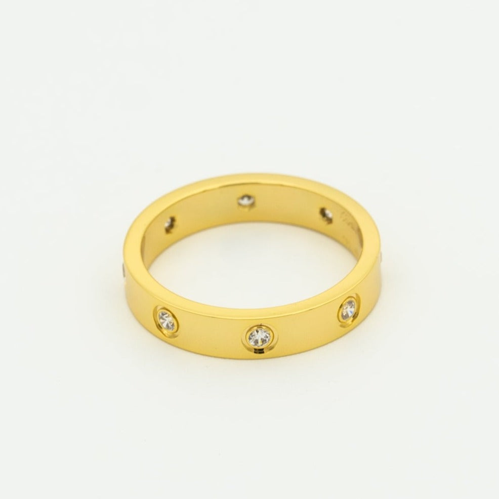 Loco LOVE RING 3.6MM 8 DIAMONDS