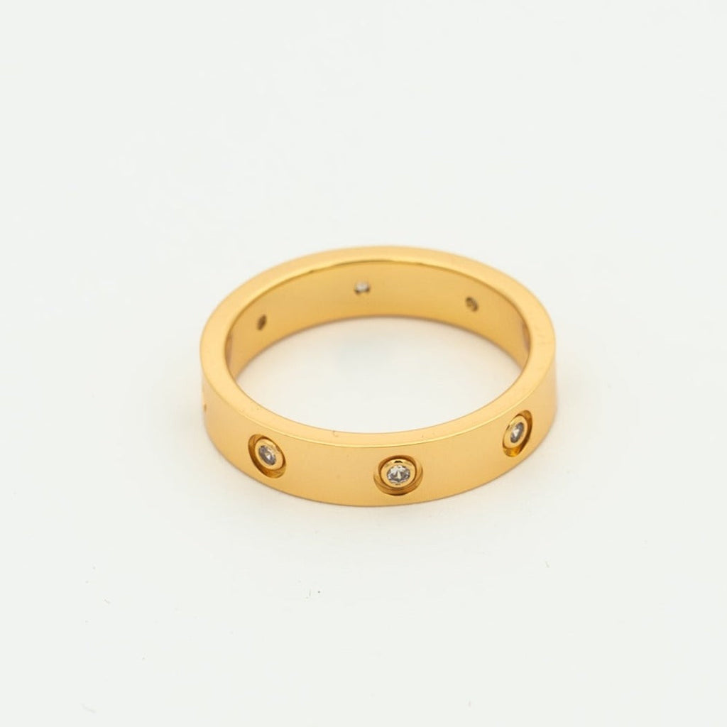 Loco LOVE RING 3.6MM 8 DIAMONDS