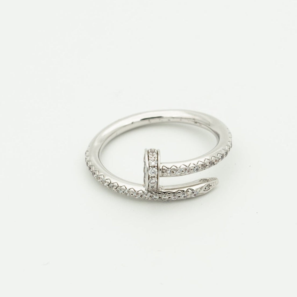 Loco JUSTE RING 1.8MM SILVER DIAMONDS