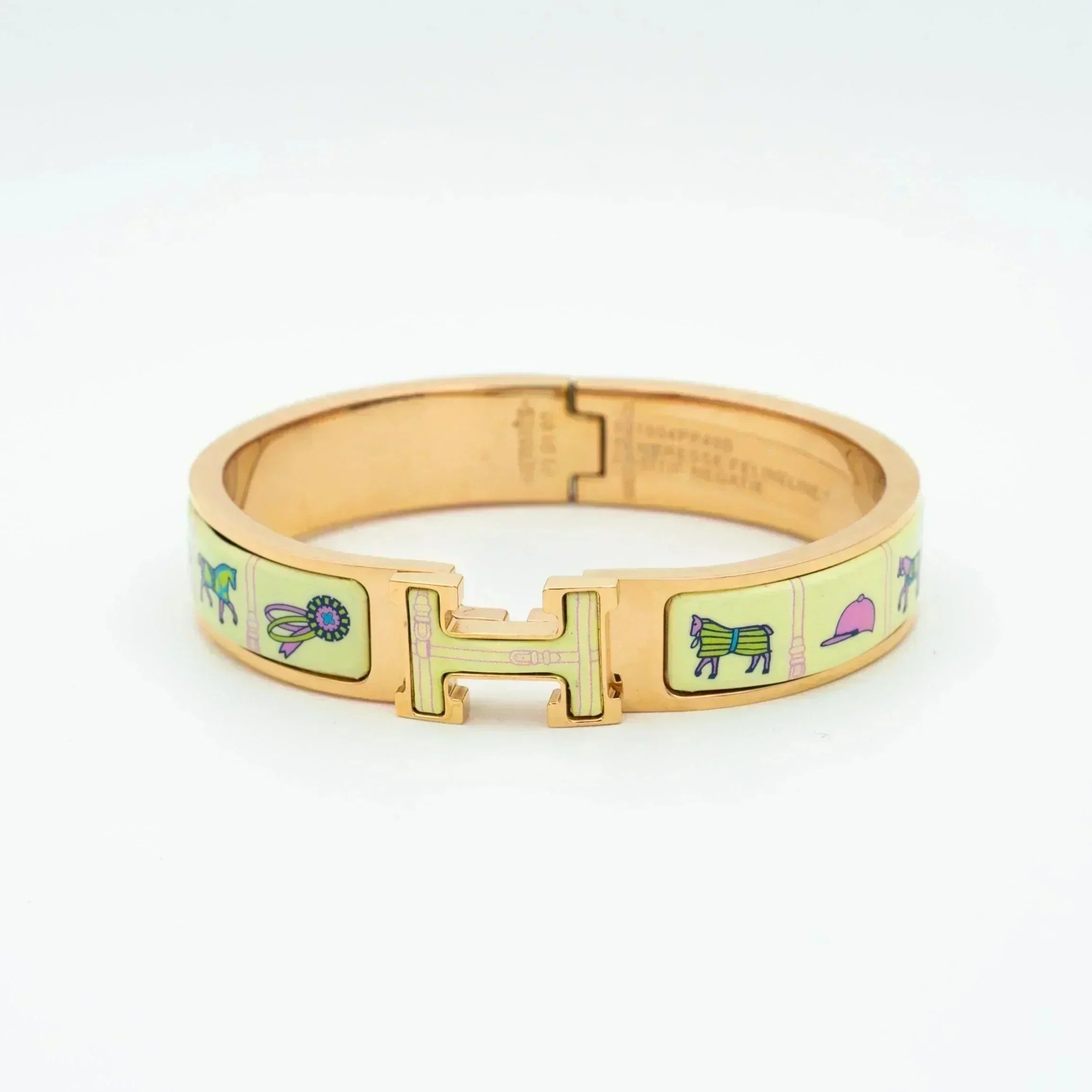 Loco H PINK GOLD BRACELET CREAM CERAMIC
