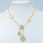 Loco CLOVER MOTHER OF PEARL NECKLACE 6 MOTIF