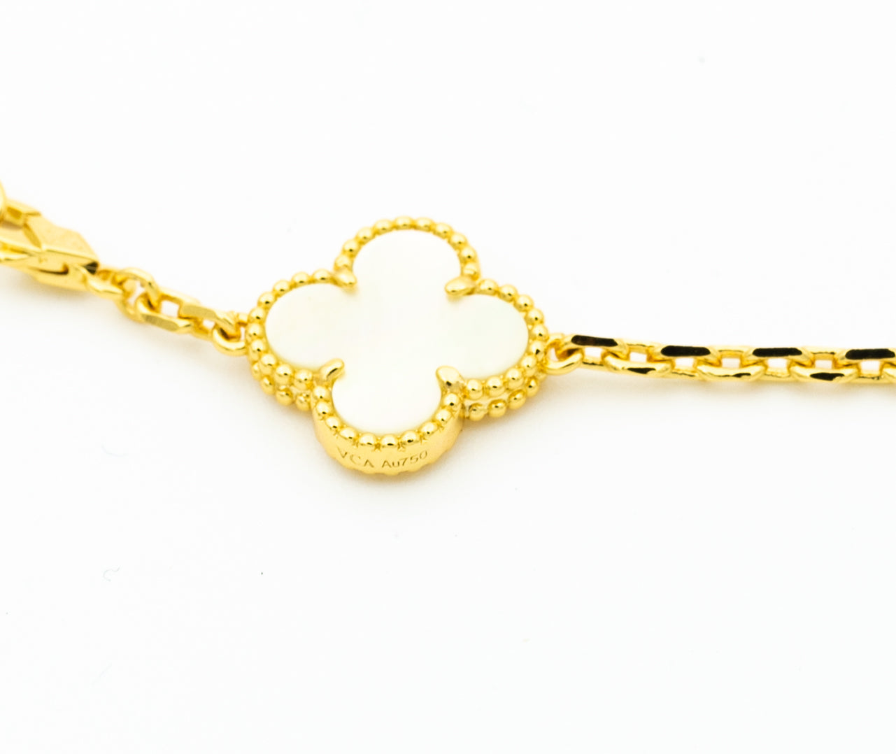 Loco CLOVER BRACELET 5 MOTIFS ONYX MOP