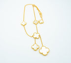 Loco CLOVER MOTHER OF PEARL NECKLACE 6 MOTIF