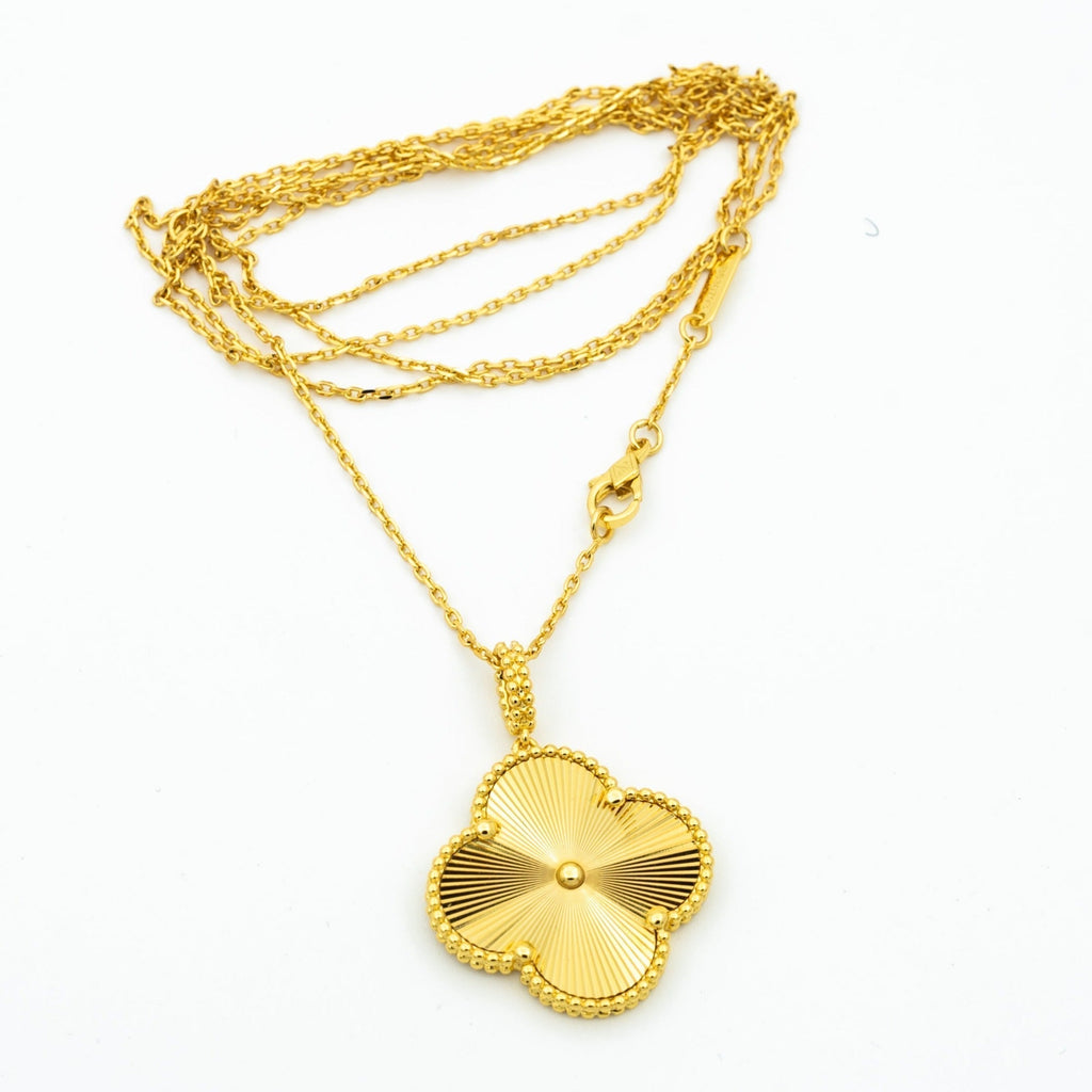 Loco CLOVER 25MM PEDANT NECKLACE GOLD