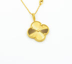 Loco CLOVER 25MM PEDANT NECKLACE GOLD