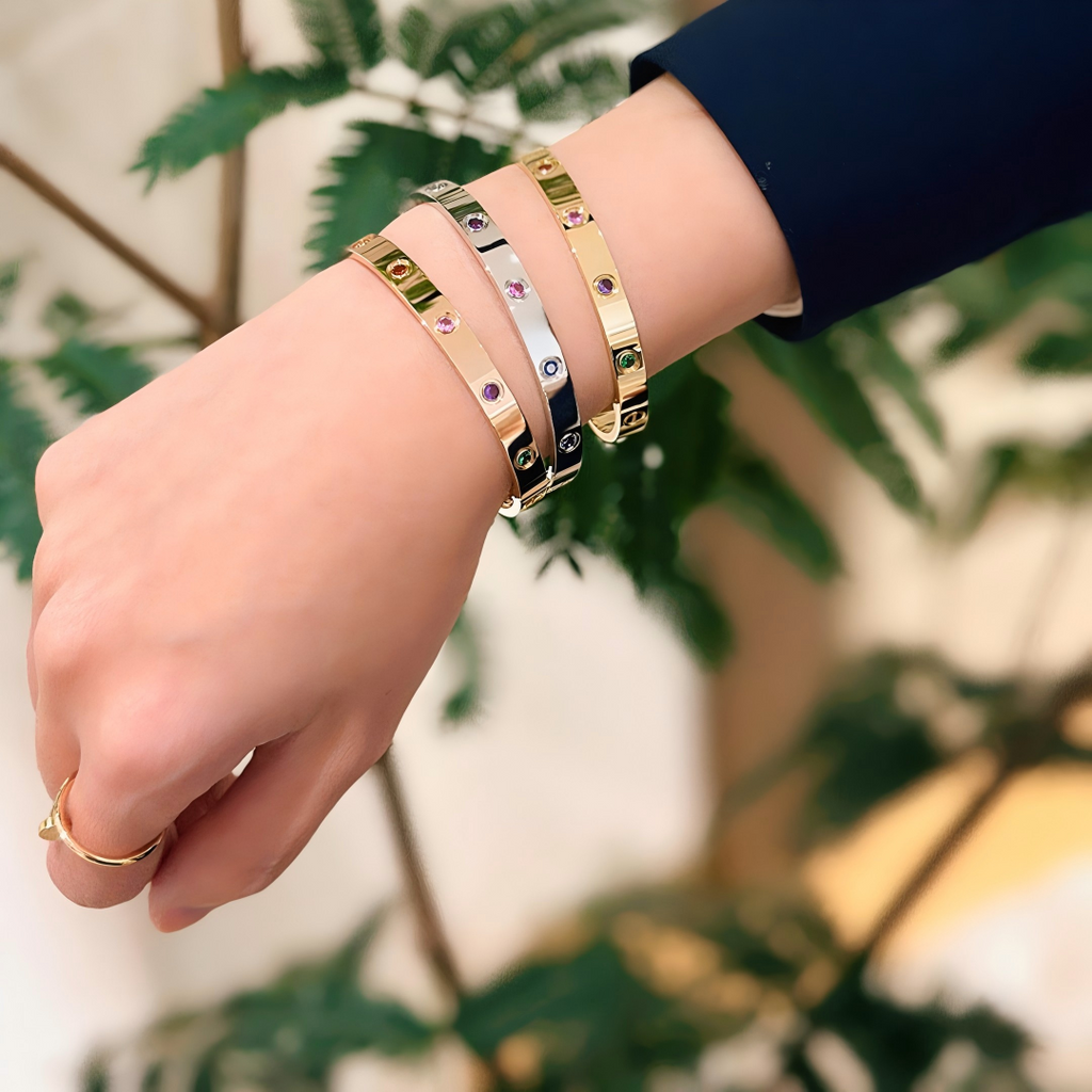 [Loco ] 2026 RAINBOW LOVE BRACELET 6.1MM  10 DIAMONDS