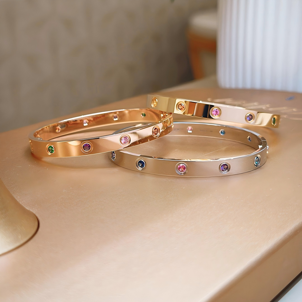 [Loco ] 2026 RAINBOW LOVE BRACELET 6.1MM  10 DIAMONDS