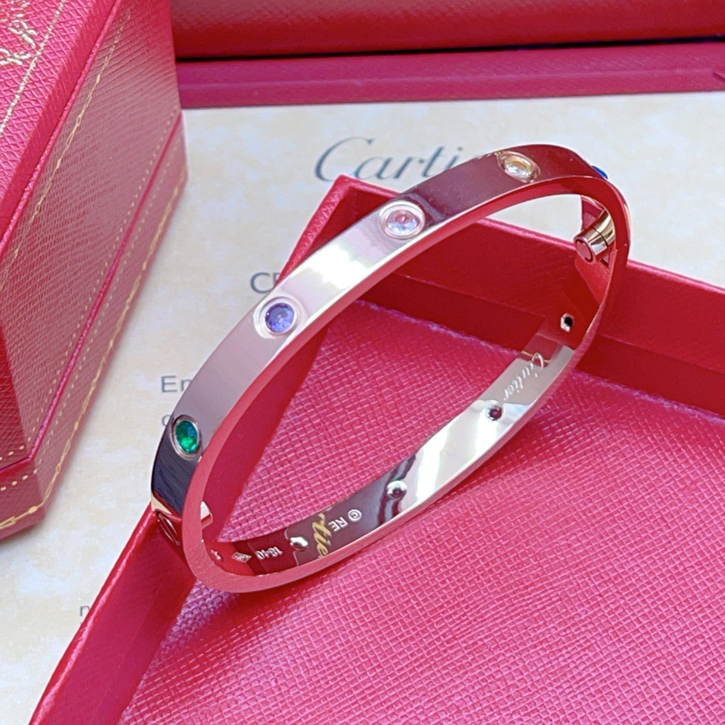 [Loco ] 2026 RAINBOW LOVE BRACELET 6.1MM  10 DIAMONDS
