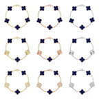 [Loco ]New CLOVER 5 MOTIF LAPIS LAZULI BRACELET COLLECTION