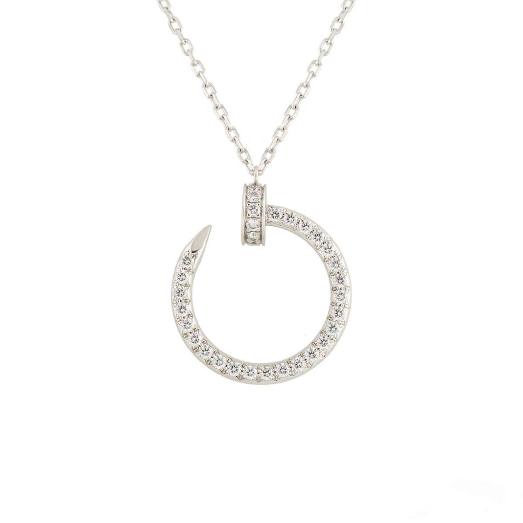 Loco JUSTE NECKLACE SILVER DIAMONDS