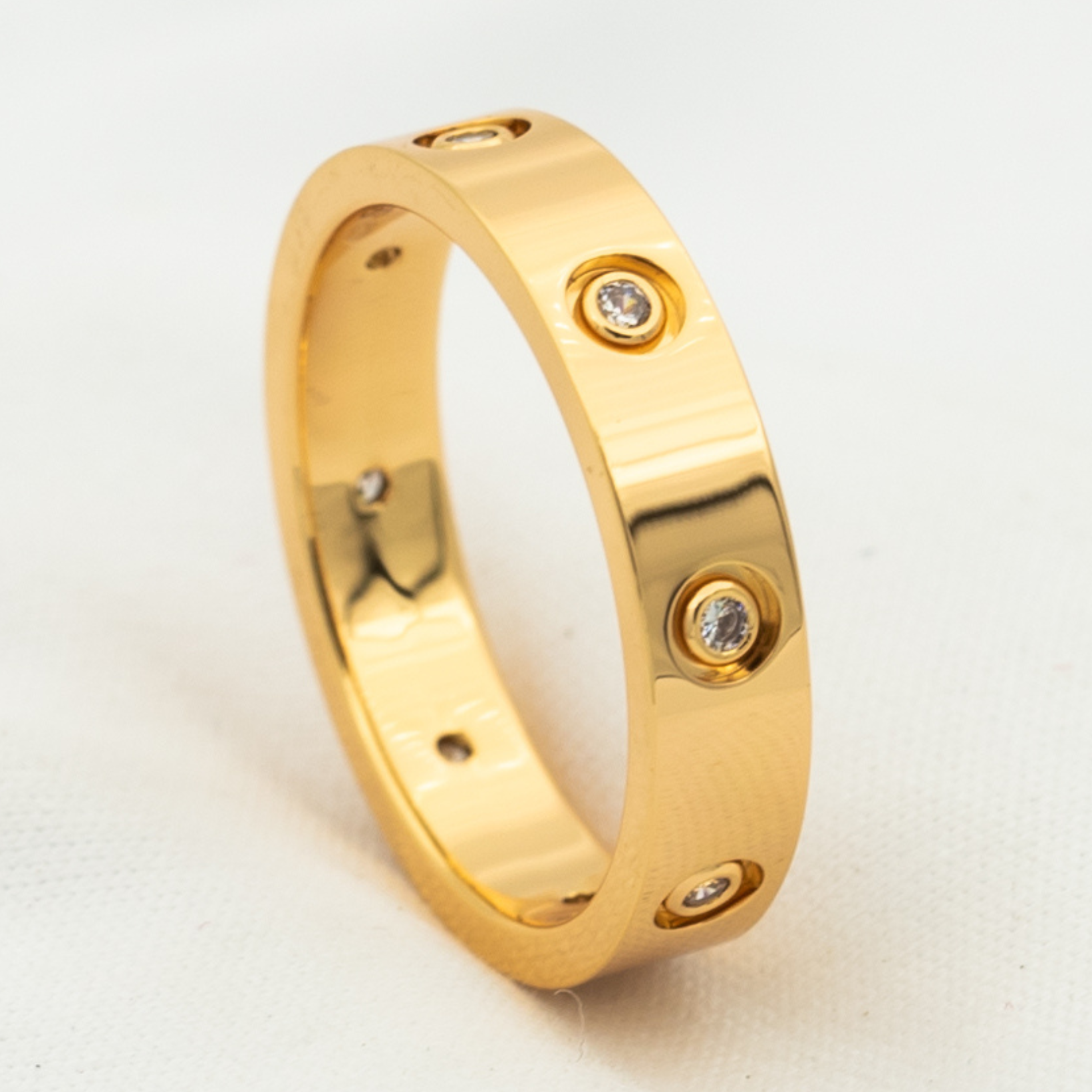 Loco LOVE RING 3.6MM 8 DIAMONDS