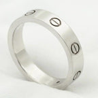 Loco LOVE RING 4MM 1 DIAMOND SILVER
