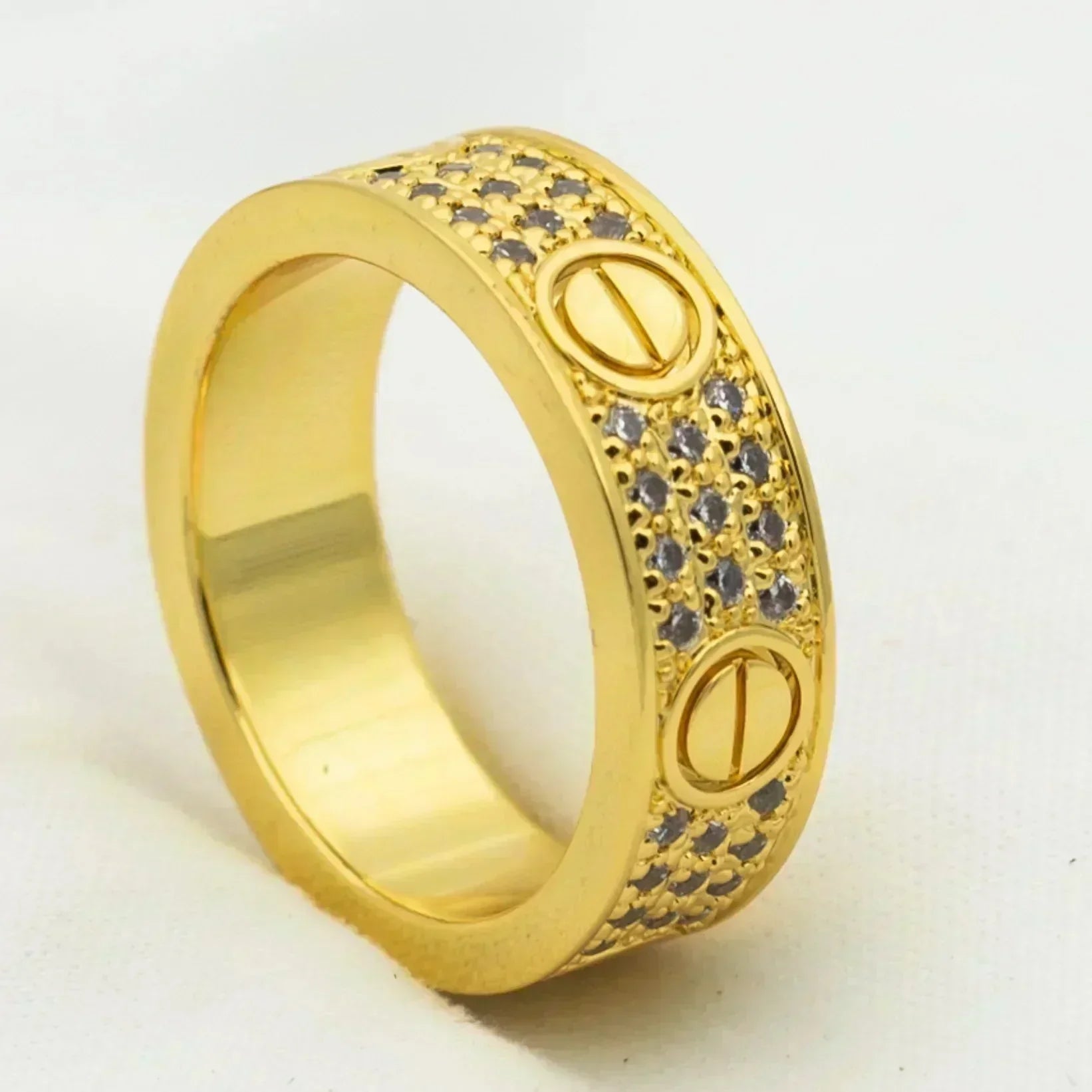 Loco LOVE RING 5.5MM DIAMONDS PAVED