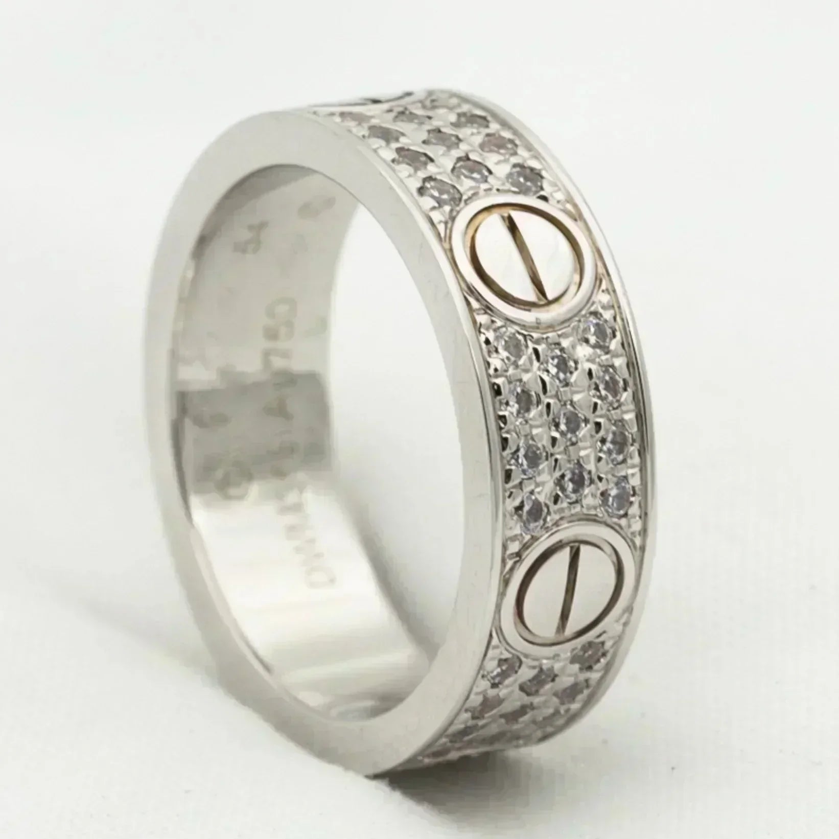 Loco LOVE RING 5.5MM DIAMONDS PAVED