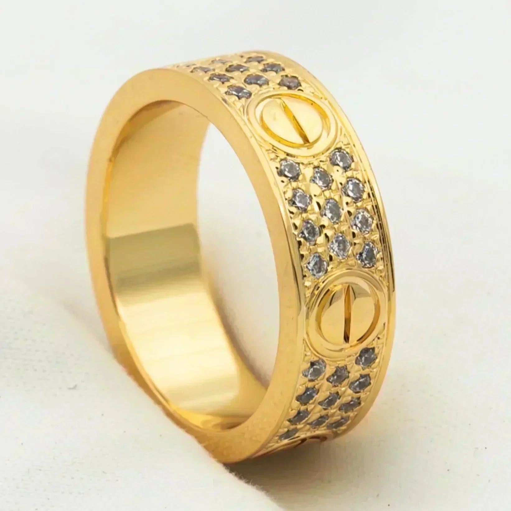 Loco LOVE RING 5.5MM DIAMONDS PAVED
