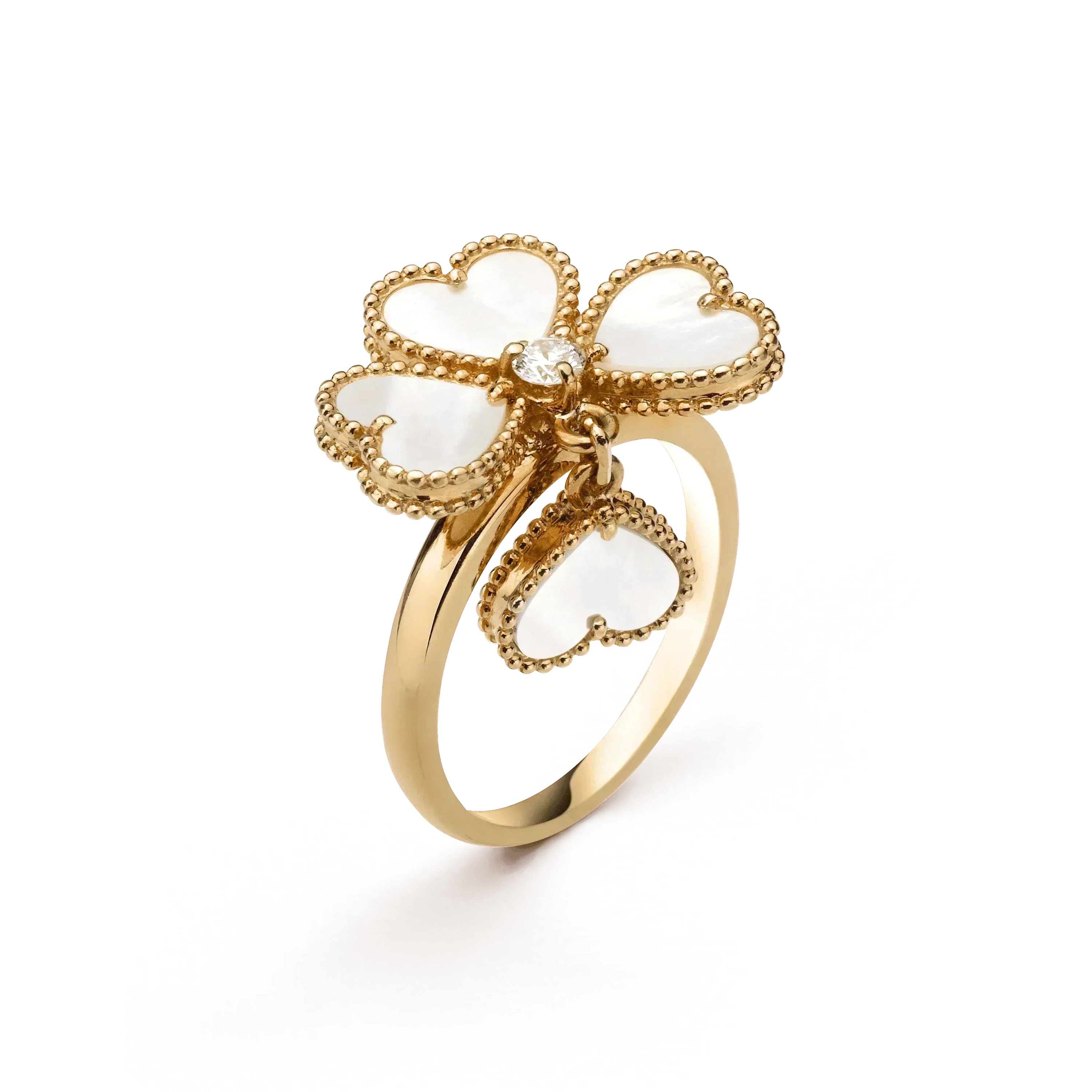 Loco SWEET CLOVER WHITE MOP RING