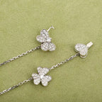 Loco FRIVOLE SILVER 9 FLOWERS NECKLACE