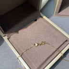 Loco JEUX DE PINK GOLD DIAMOND NECKLACE
