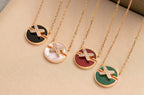 Loco JEUX DE ROSE GOLD DIAMOND NECKLACE