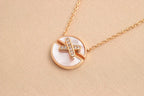 Loco JEUX DE ROSE GOLD DIAMOND NECKLACE