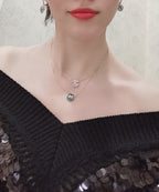Loco JEUX DE ROSE GOLD DIAMOND NECKLACE