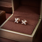 Loco JEUX DE GOLD DIAMOND EARRINGS