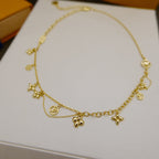 Loco BLOOMING SUPPLE NECKLACE BRASS