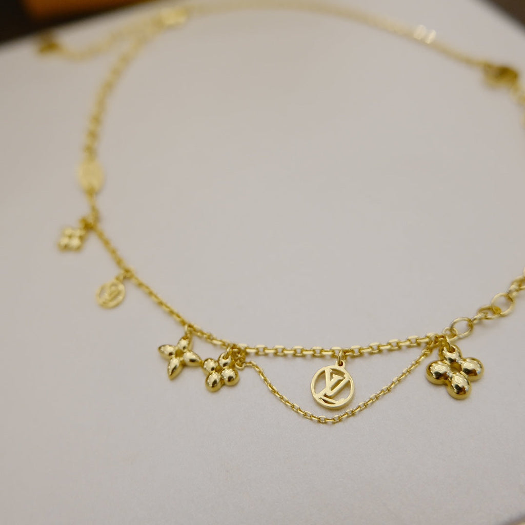 Loco BLOOMING SUPPLE NECKLACE BRASS