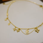 Loco BLOOMING SUPPLE NECKLACE BRASS