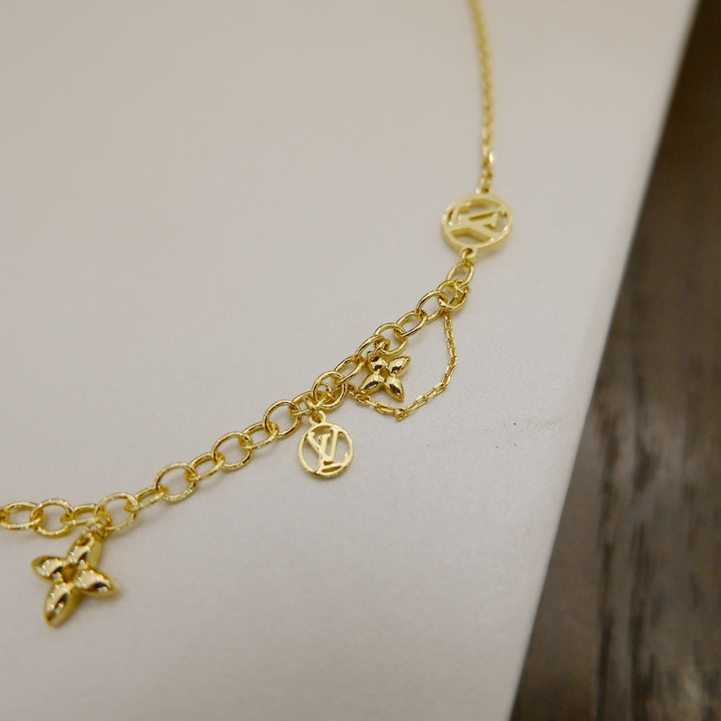 Loco BLOOMING SUPPLE NECKLACE BRASS