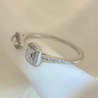 [Loco jewelrys]MY TWIN TOI & MOI SILVER DIAMOND RING