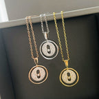 [Loco jewelrys]LUCKY MOVER PM PAVED NECKLACE