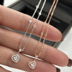 [Loco jewelrys]JOY HEART DIAMOND NECKLACE