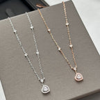 [Loco jewelrys]JOY HEART DIAMOND NECKLACE