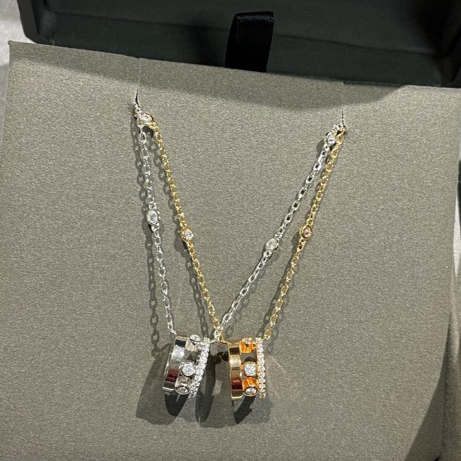 [Loco jewelrys]CHAIN MOVE ROMANE PEDAND NECKLACE