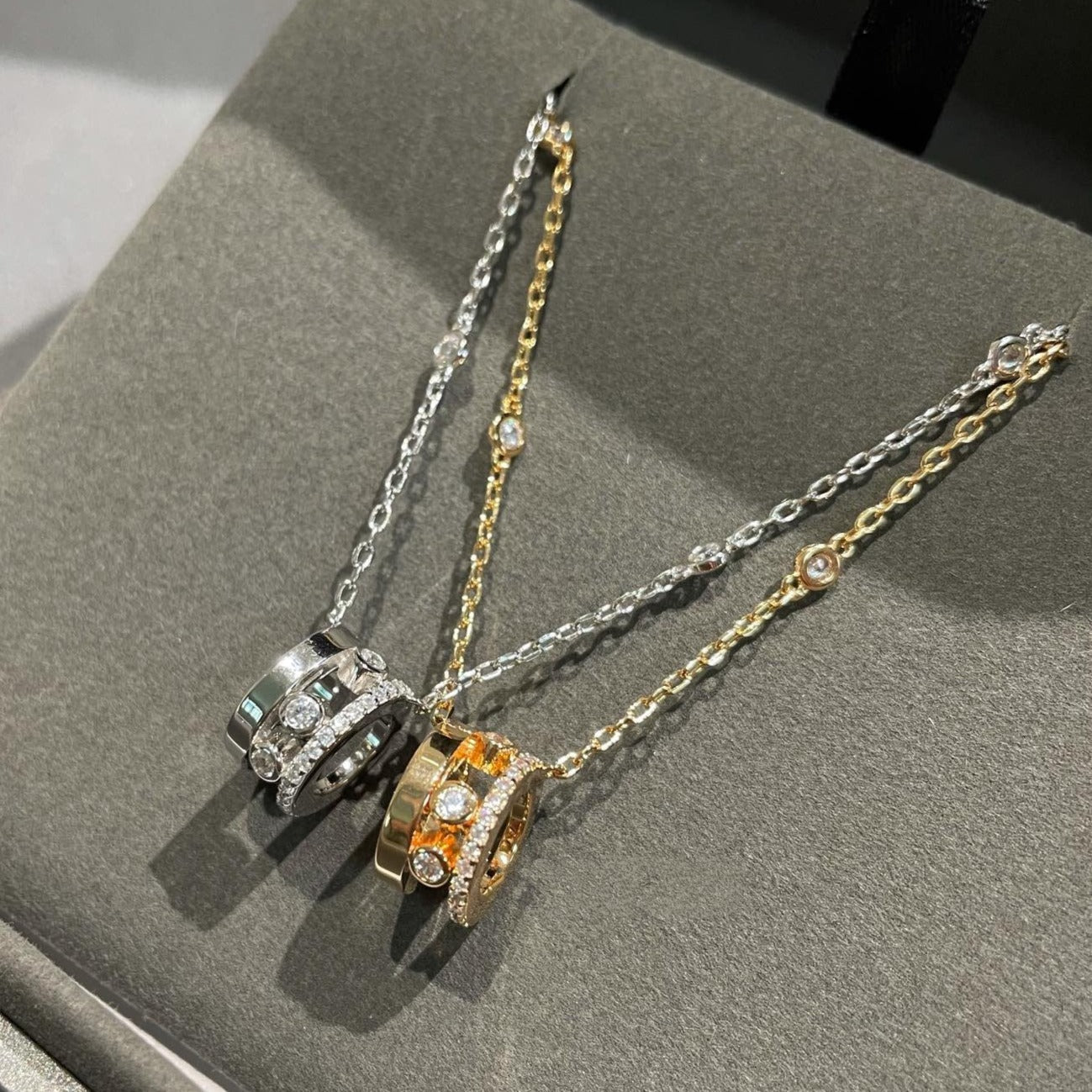 [Loco jewelrys]CHAIN MOVE ROMANE PEDAND NECKLACE