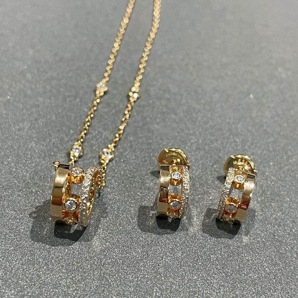 [Loco jewelrys]CHAIN MOVE ROMANE PEDAND NECKLACE