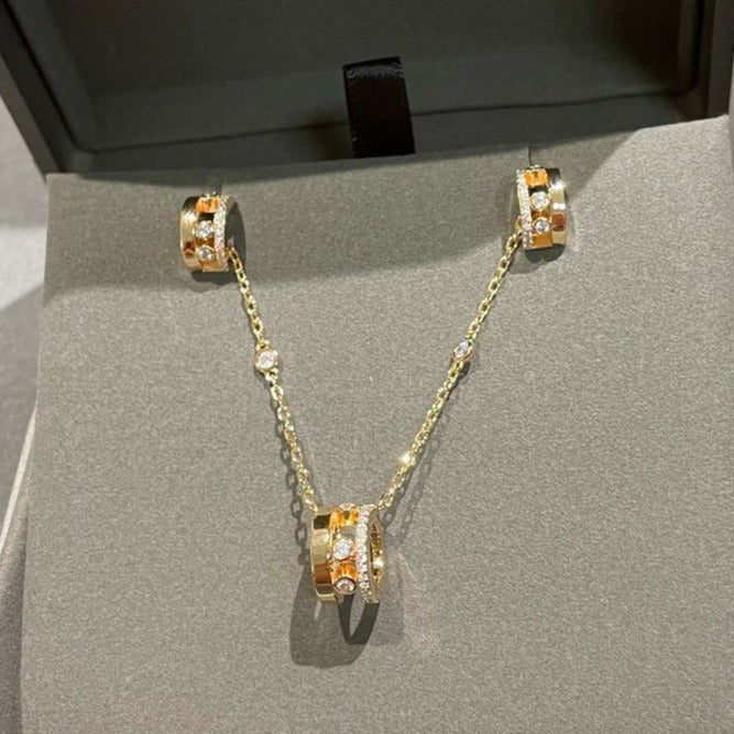 [Loco jewelrys]CHAIN MOVE ROMANE PEDAND NECKLACE