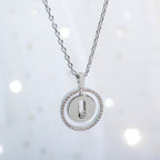 [Loco jewelrys]LUCKY MOVE PM NECKLACE SILVER DIAMOND