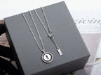 [Loco jewelrys]LUCKY MOVE PM NECKLACE SILVER DIAMOND