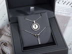 [Loco jewelrys]LUCKY MOVE PM NECKLACE SILVER DIAMOND