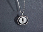 [Loco jewelrys]LUCKY MOVE PM NECKLACE SILVER DIAMOND