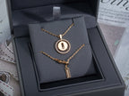 [Loco jewelrys]LUCKY MOVE PM NECKLACE PINK GOLD DIAMOND