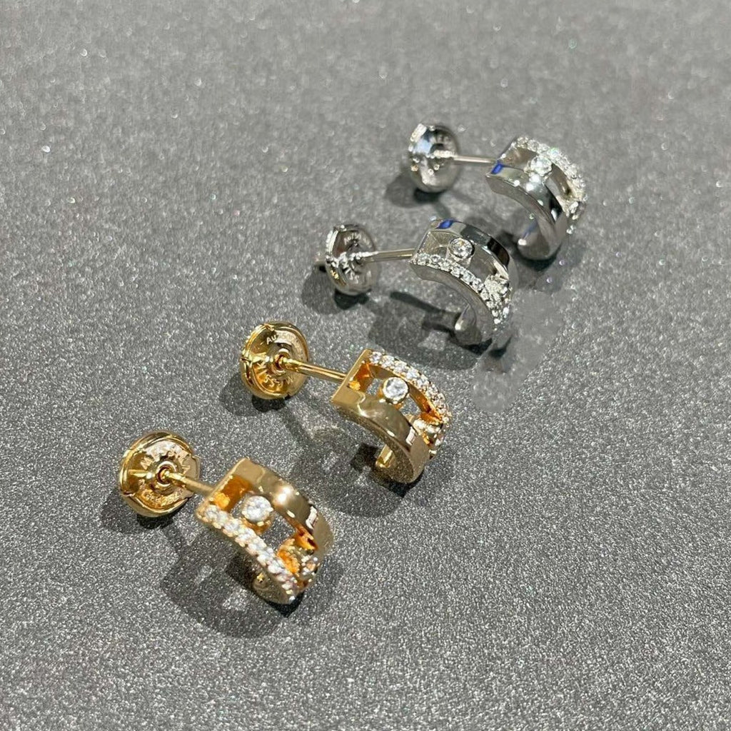 [Loco jewelrys]MOVE ROMANE EARRINGS DIAMOND
