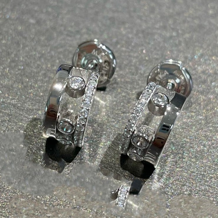 [Loco jewelrys]MOVE ROMANE EARRINGS DIAMOND