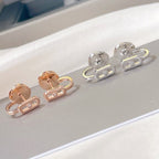 [Loco jewelrys]CREOLES MOVE UNO MINI 1 DIAMOND EARRINGS