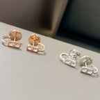 [Loco jewelrys]CREOLES MOVE UNO MINI 1 DIAMOND EARRINGS